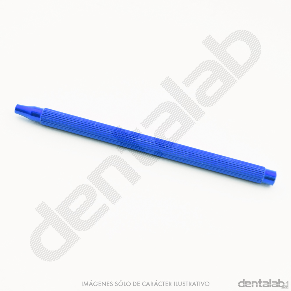 Mango para Espejo Aluminio Anodizado Azul
