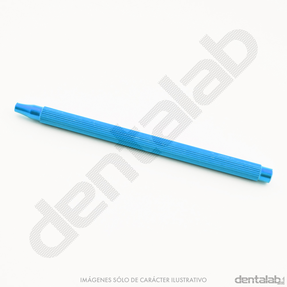 Mango para Espejo Aluminio Anodizado Celeste