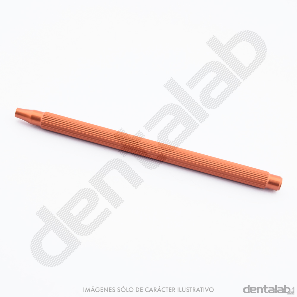 Mango para Espejo Aluminio Anodizado Naranja