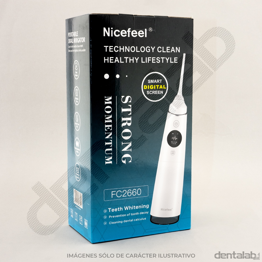 Duchador Bucal Inalámbrico Nicefeel • FC2660 • Blanco