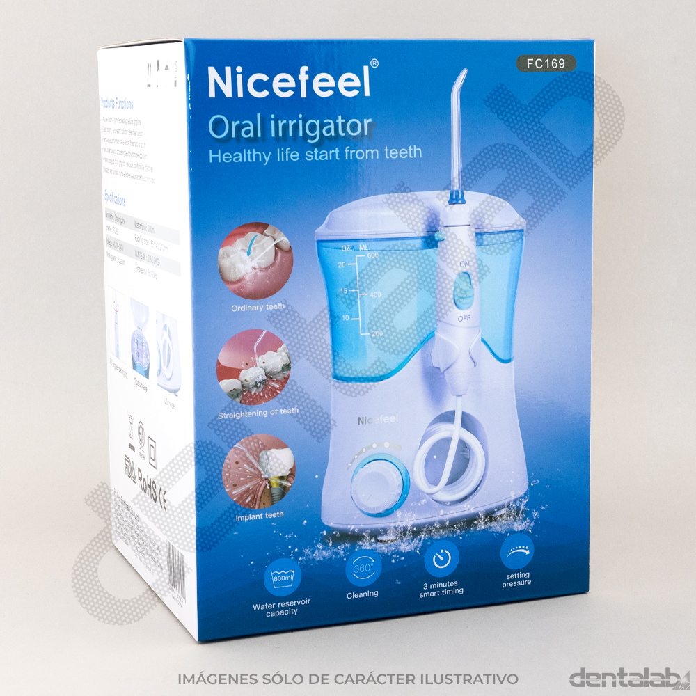 Duchador Bucal Familiar Nicefeel • FC169 • Blanco