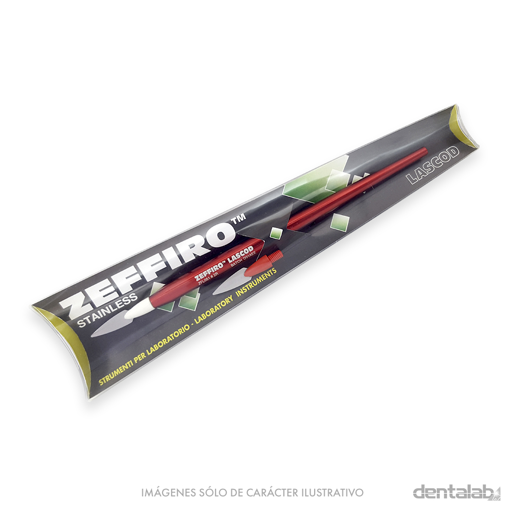 Espátula para Cerámica Claire Rojo ZFL051 ZEFFIRO