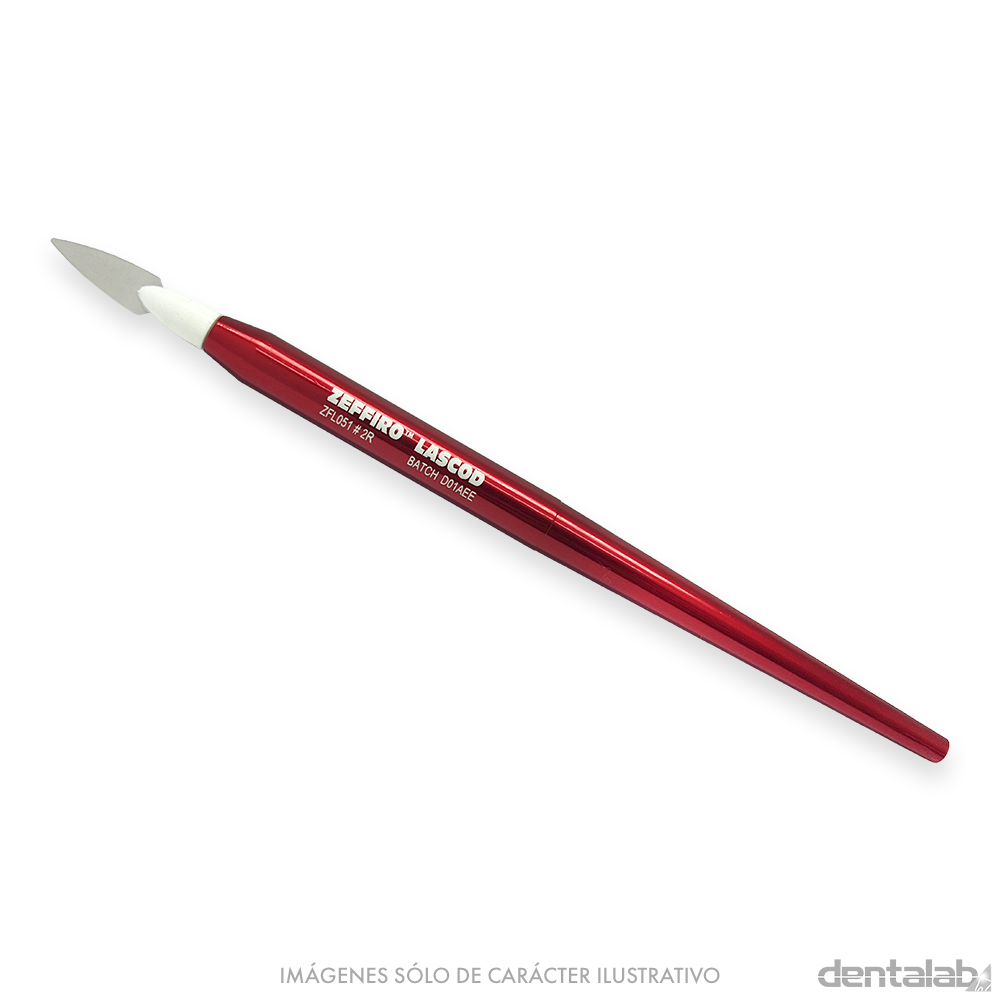 Espátula para Cerámica Claire Rojo ZFL051 ZEFFIRO