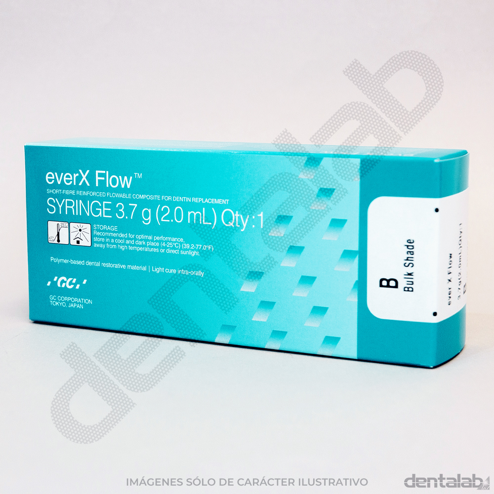 Composite EverX Flow™ Bulk Shade para Reemplazo Dentinario jeringa x 3,7 g GC