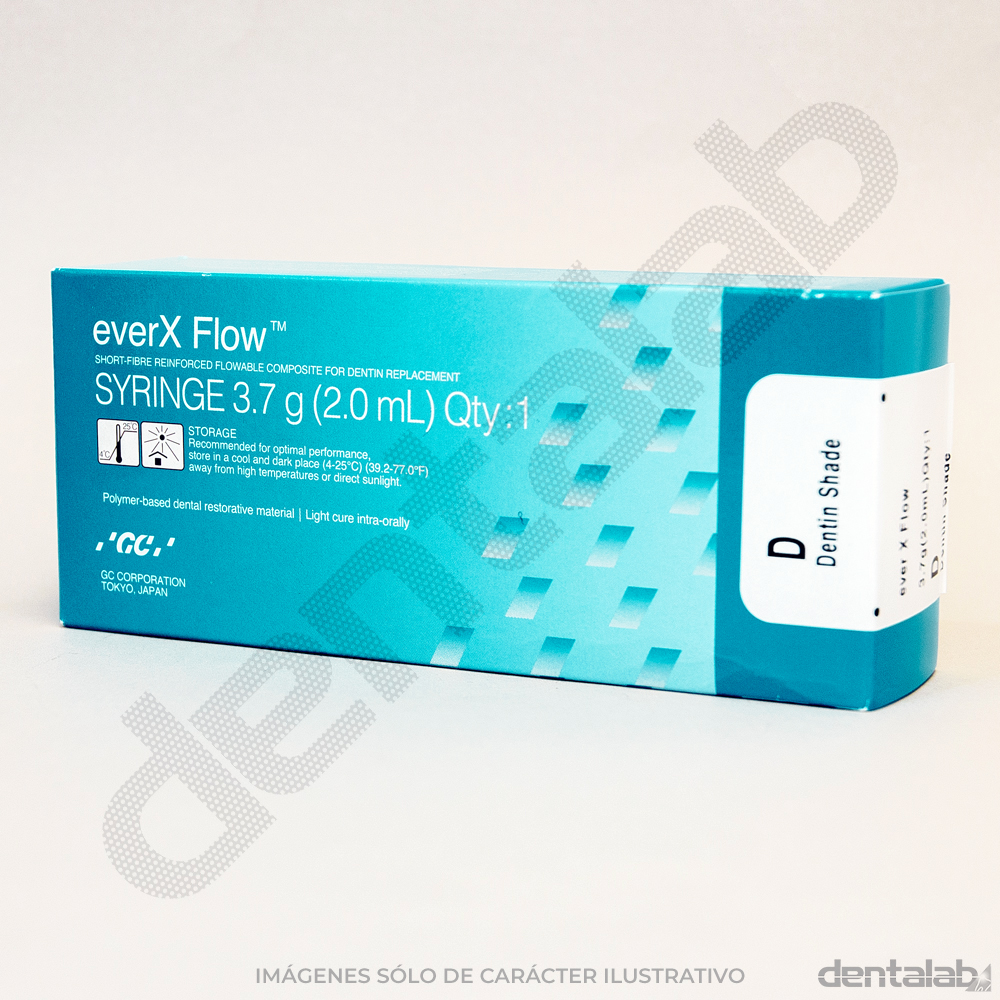Composite EverX Flow™ Dentin Shade para Reemplazo Dentinario jeringa x 3,7 g GC