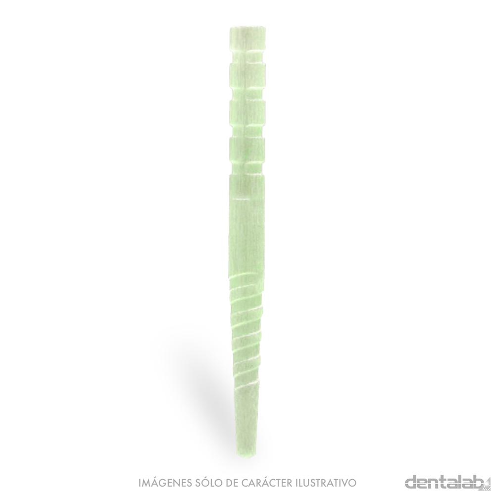 Postes de Fibra de Cuarzo MACRO LOCK POST X-RO® ILLUSION® #4 (Verde) x Unidad