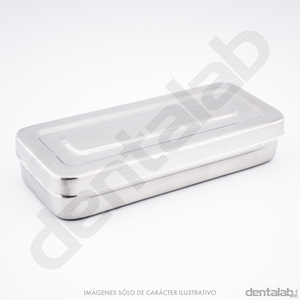 Caja de Acero Inoxidable Lisa 17 x 7 x 3cm