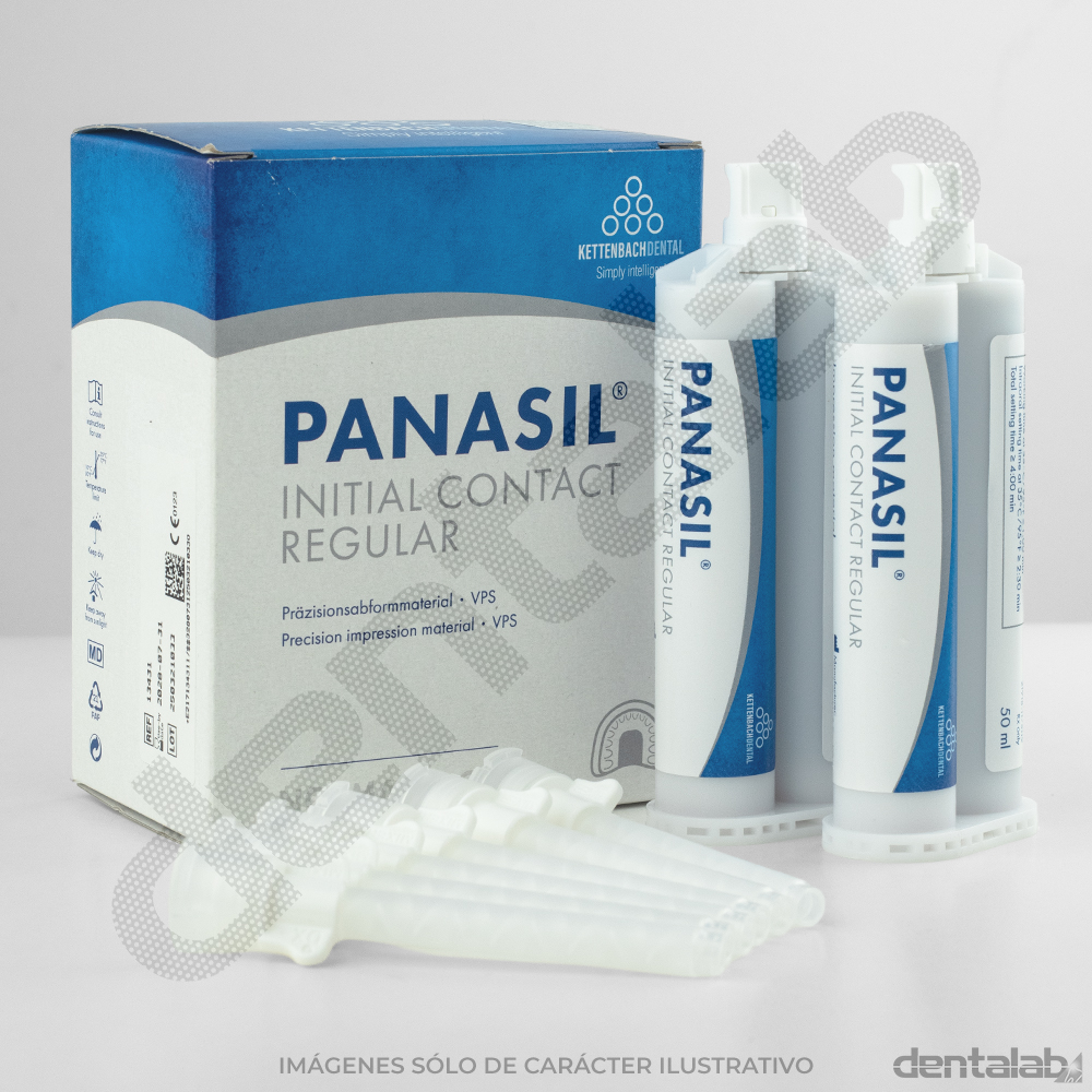 Silicona Panasil Initial Contact Regular KETTENBACH Cartucho 2 x 50ml