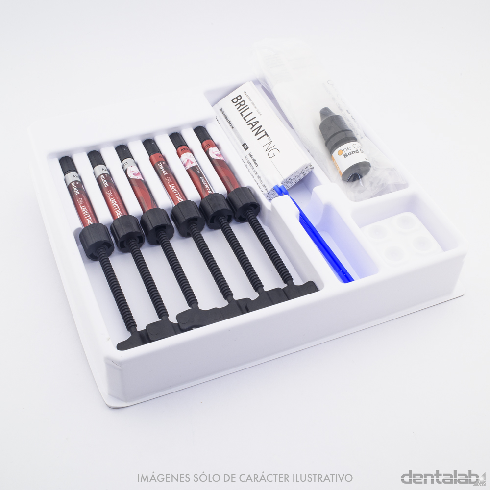 Composite BRILLIANT NG Intro Kit COLTENE 6 Jeringas 4g + One Coat 5ml