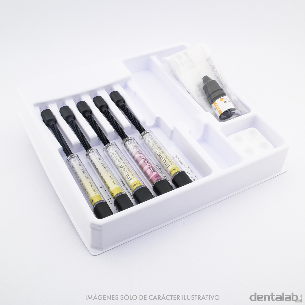 Composite BRILLIANT EverGlow Body Kit 5 Jeringas 4g + One Coat 3ml COLTENE