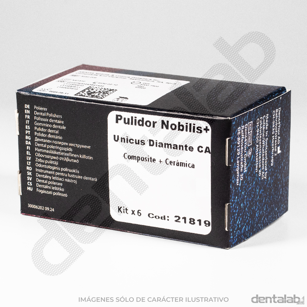 Pulidor CA Nobilis+Unicus Diamantado Composite + Ceramica KENDA • Kit x 6 und.