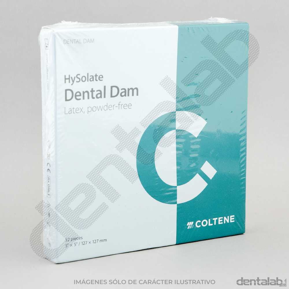 Goma Dique Dentaldam Verde 5 x 5 COLTENE x 52 Und.