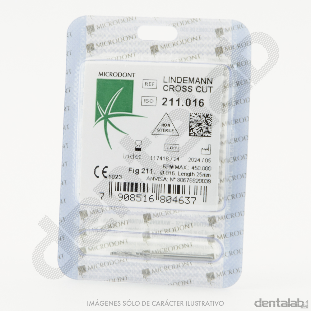 Fresas Lindemann Dentada MICRODONT FG
