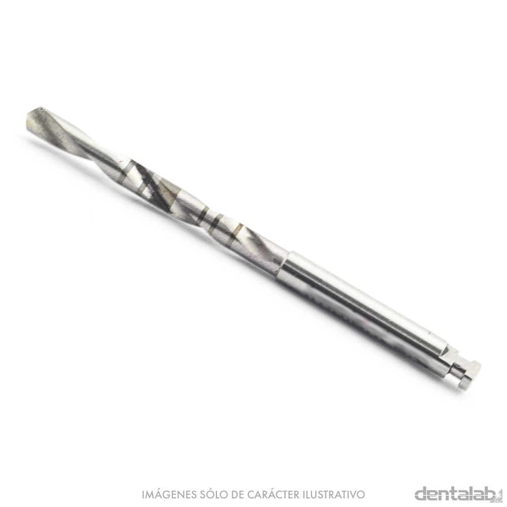 Fresa de Carbono Cilíndrica Helicoidal para Implante Ø 1.8 mm x Unidad
