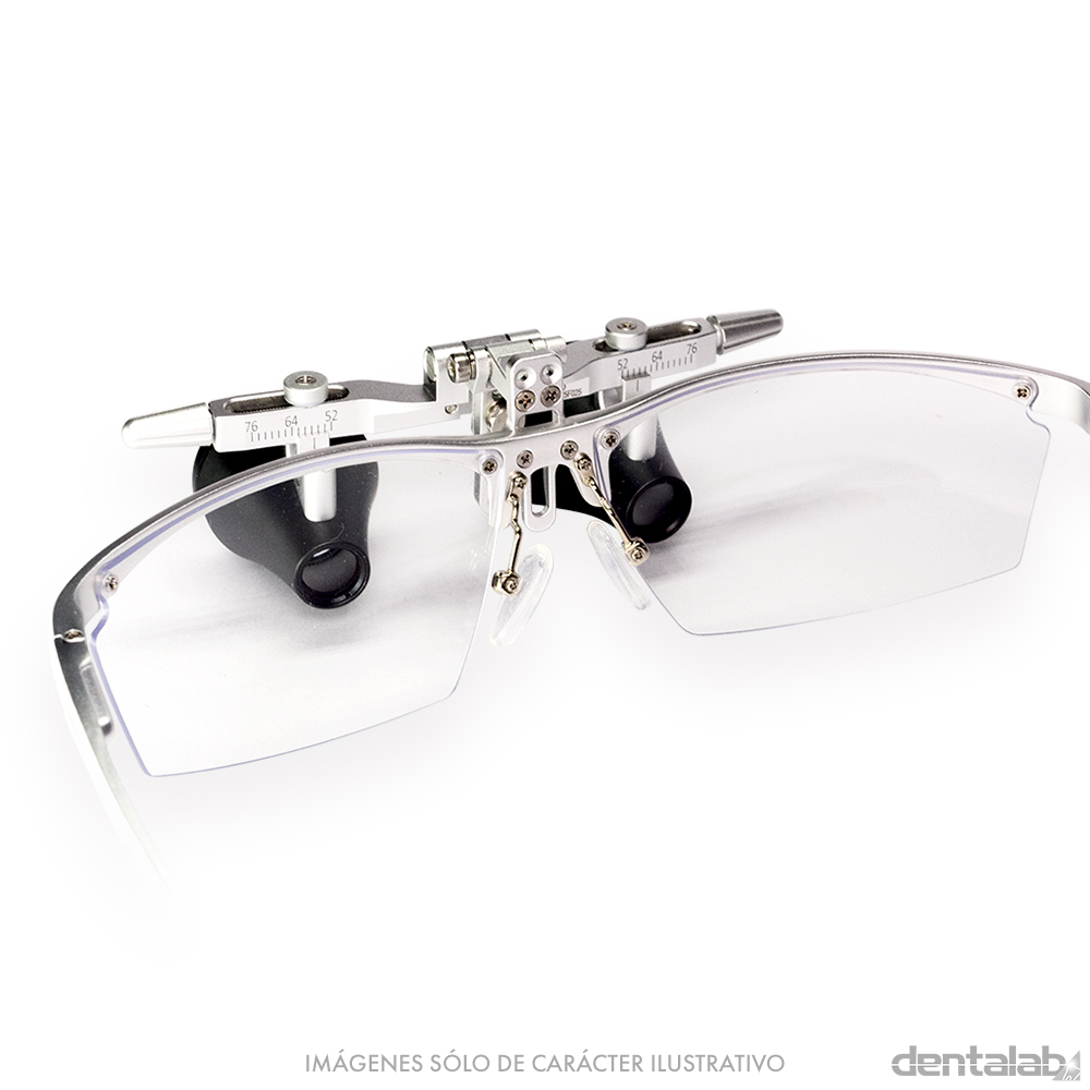 Lupa Anteojo 3X, 350mm Brilliance Silver/Black EIGHTEETH