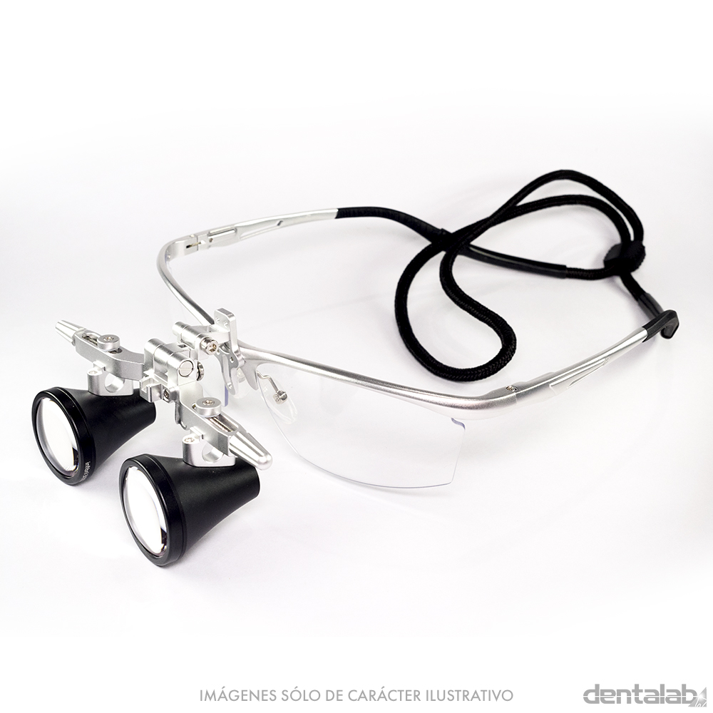 Lupa Anteojo 3X, 350mm Brilliance Silver/Black EIGHTEETH