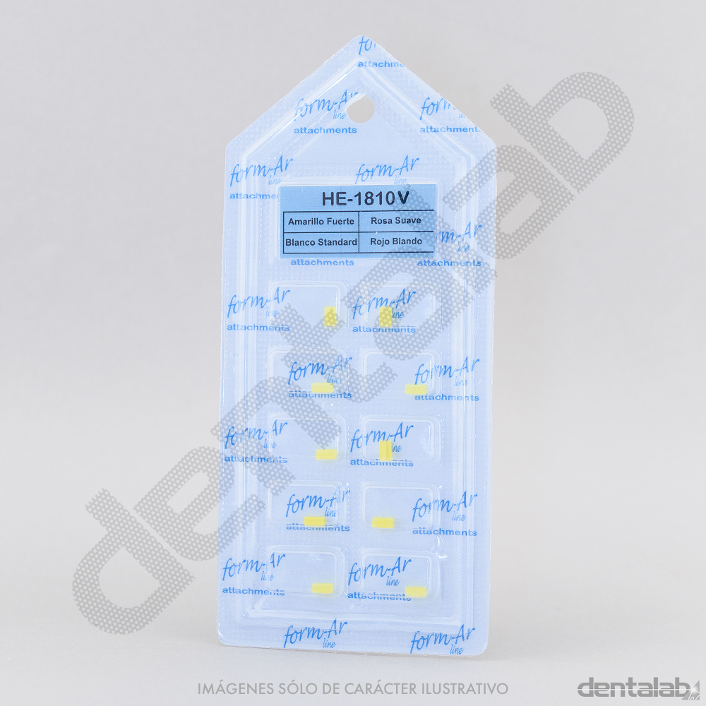 Attache HE-1810V Hembra para AR-19V Ø1,95 Amarillo (Fuerte) x Unidad