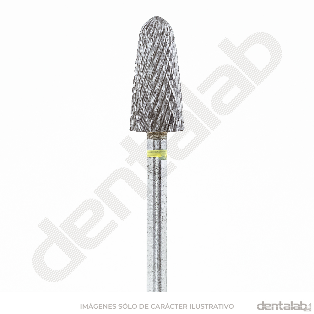 Fresón Carburo de Tungsteno PM • Amarillo (Extra Fino) • Cónico Romo 060 • Filo Cruzado