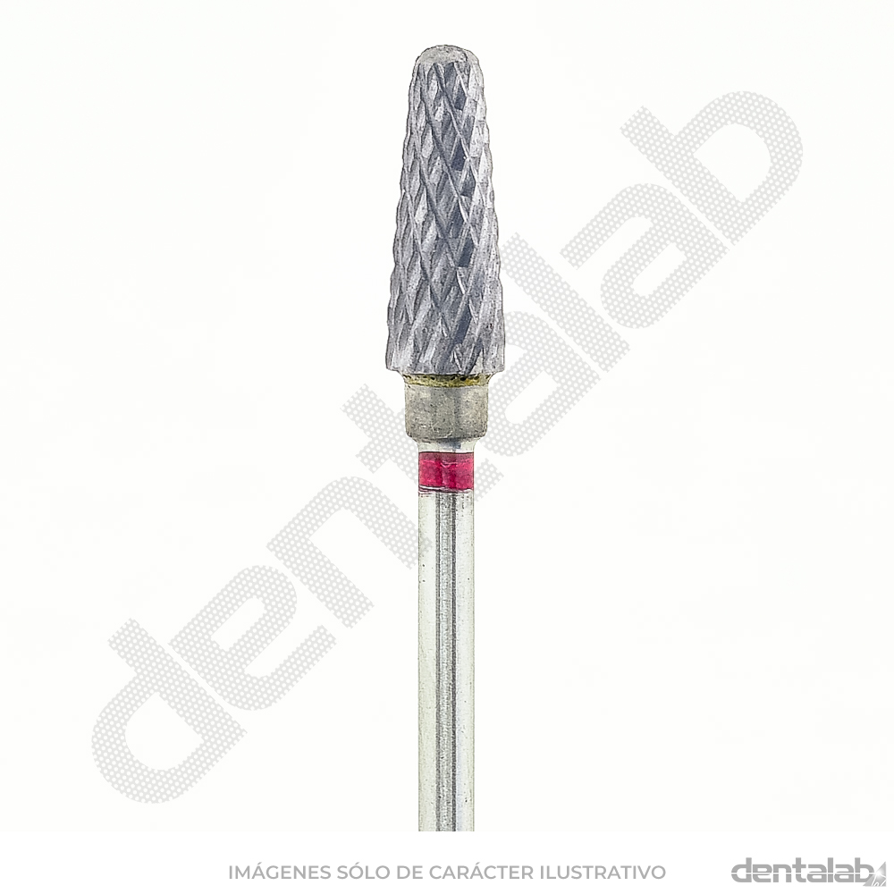 Fresón Carburo de Tungsteno • Rojo (Fino) • Cónico Romo 045 • Filo Cruzado