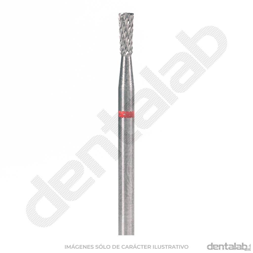 Fresón Carburo de Tungsteno • Rojo (Fino) • Cónico Inverso • Filo Cruzado