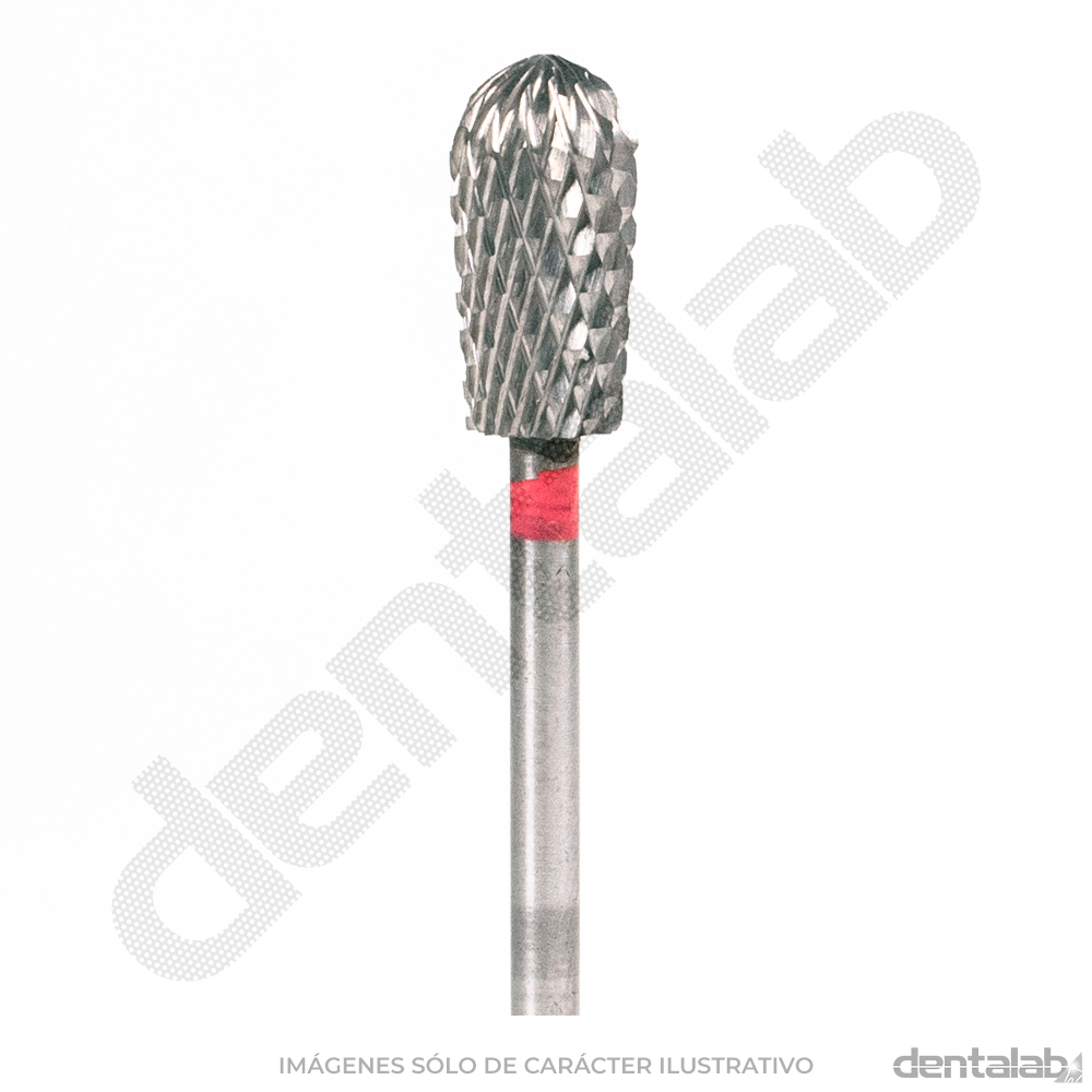 Fresón Carburo de Tungsteno • Rojo (Fino) • Pera • Filo Cruzado