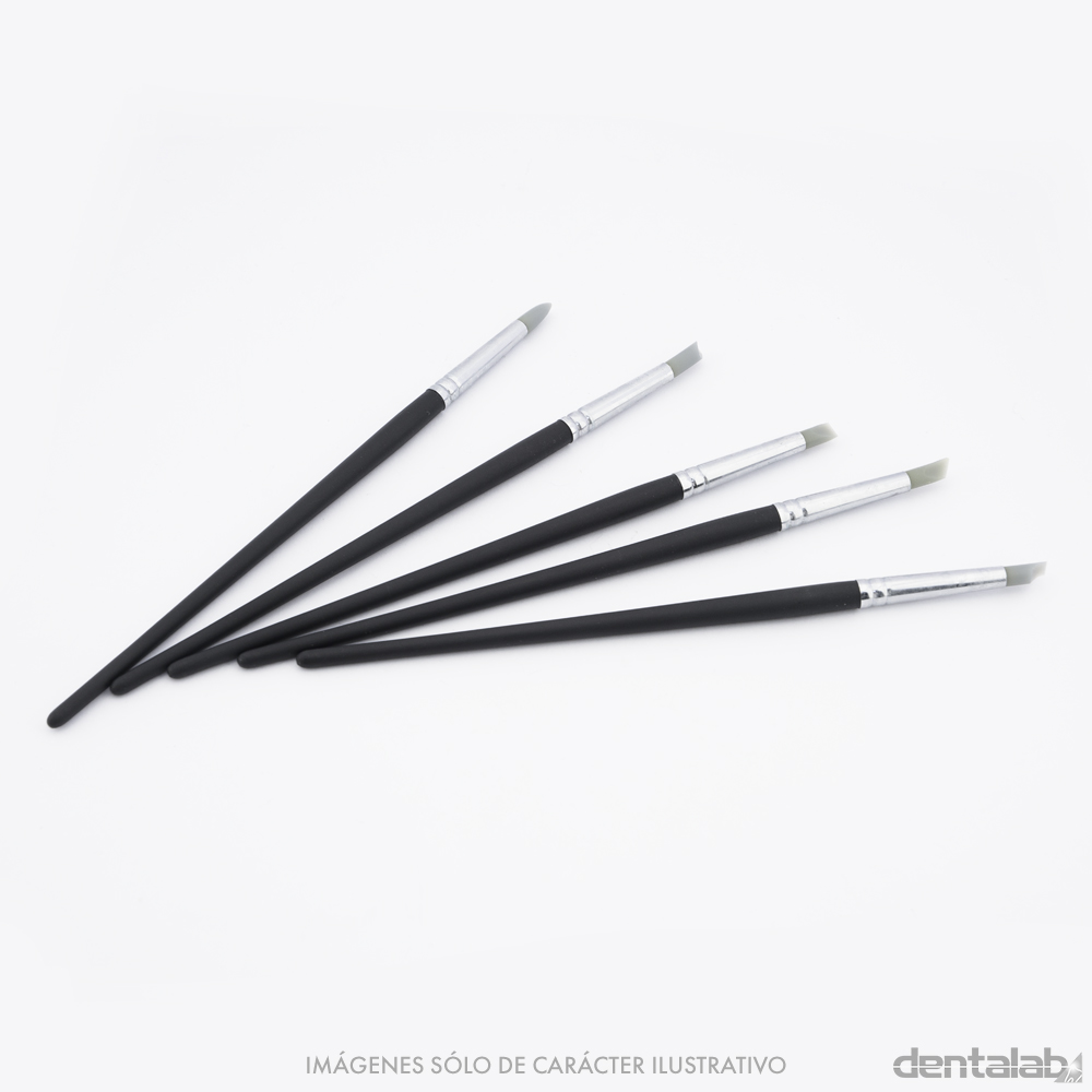 Pinceles Punta Silicona Kit para Composite