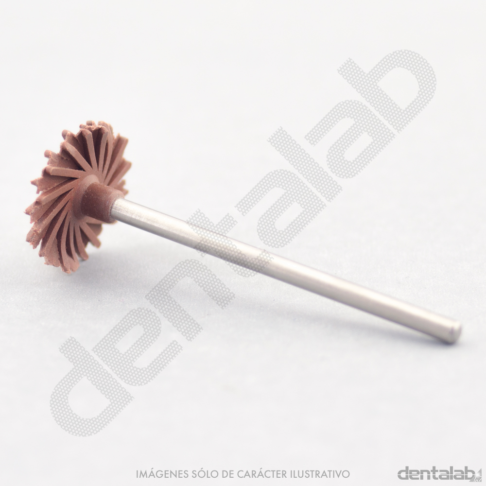 Pulidor PM Silicona Disco Twist Medio Marrón