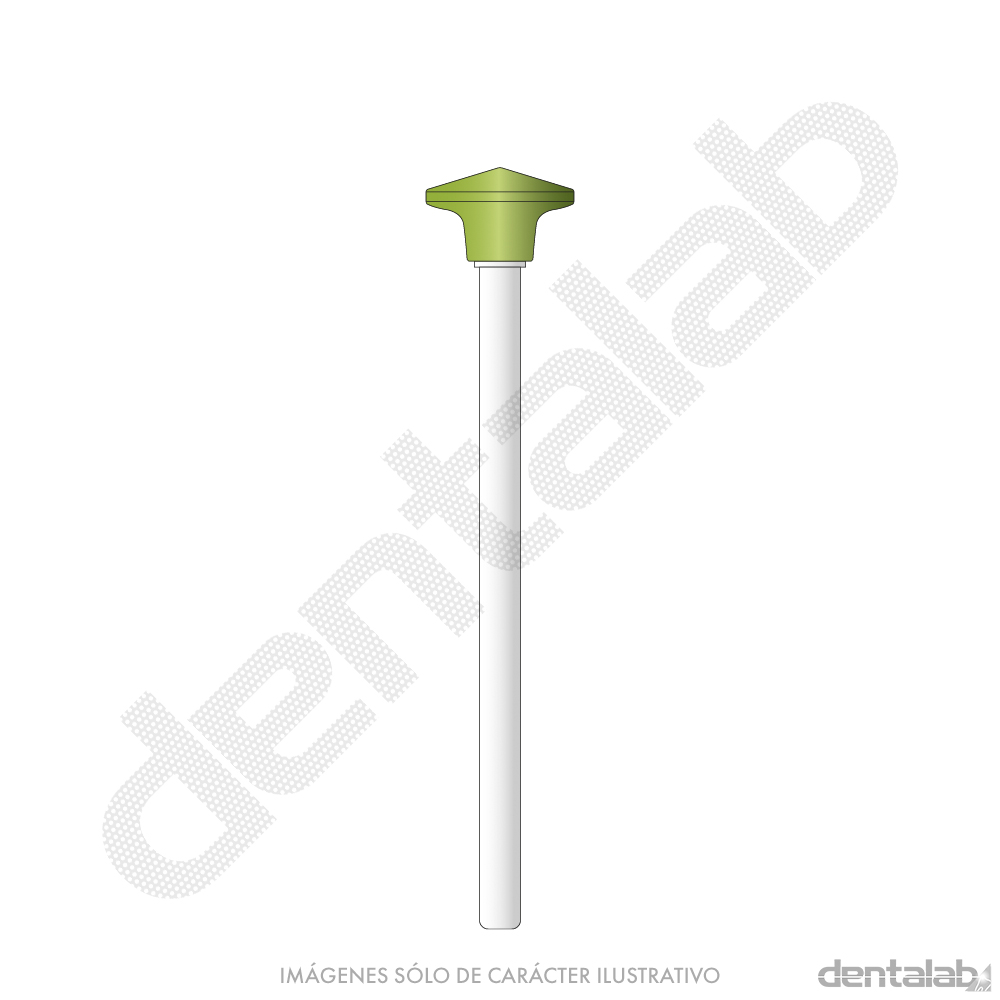 Piedra Verde F4 Lenteja para Porcelana FLEXILLIUM x Unidad