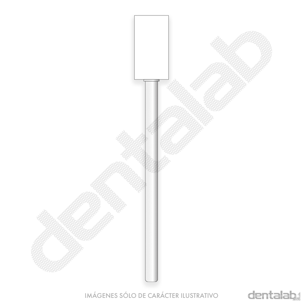 Piedra Blanca F1 Cilíndrica Plana para Metal Easydent x Unidad