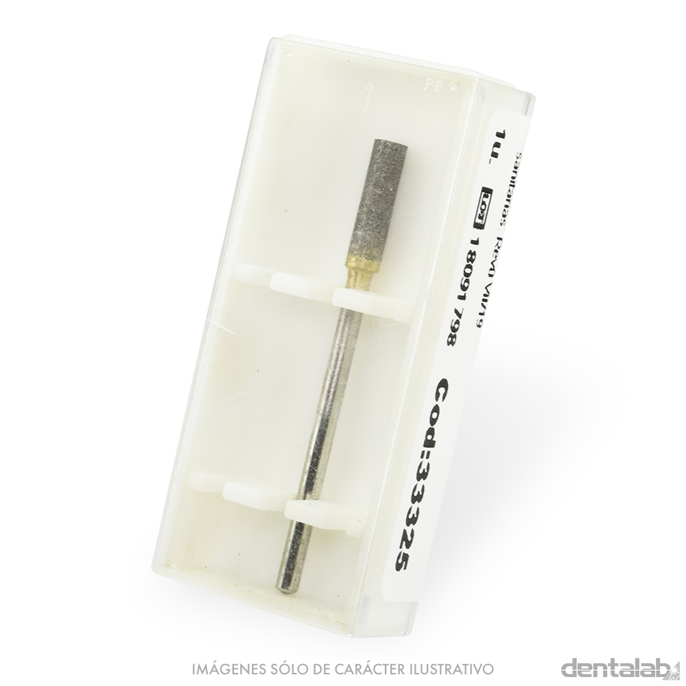Diamante Sinterizado PM Cilíndrica Fina punta Plana 8 x 3.1mm Easydent x Unidad