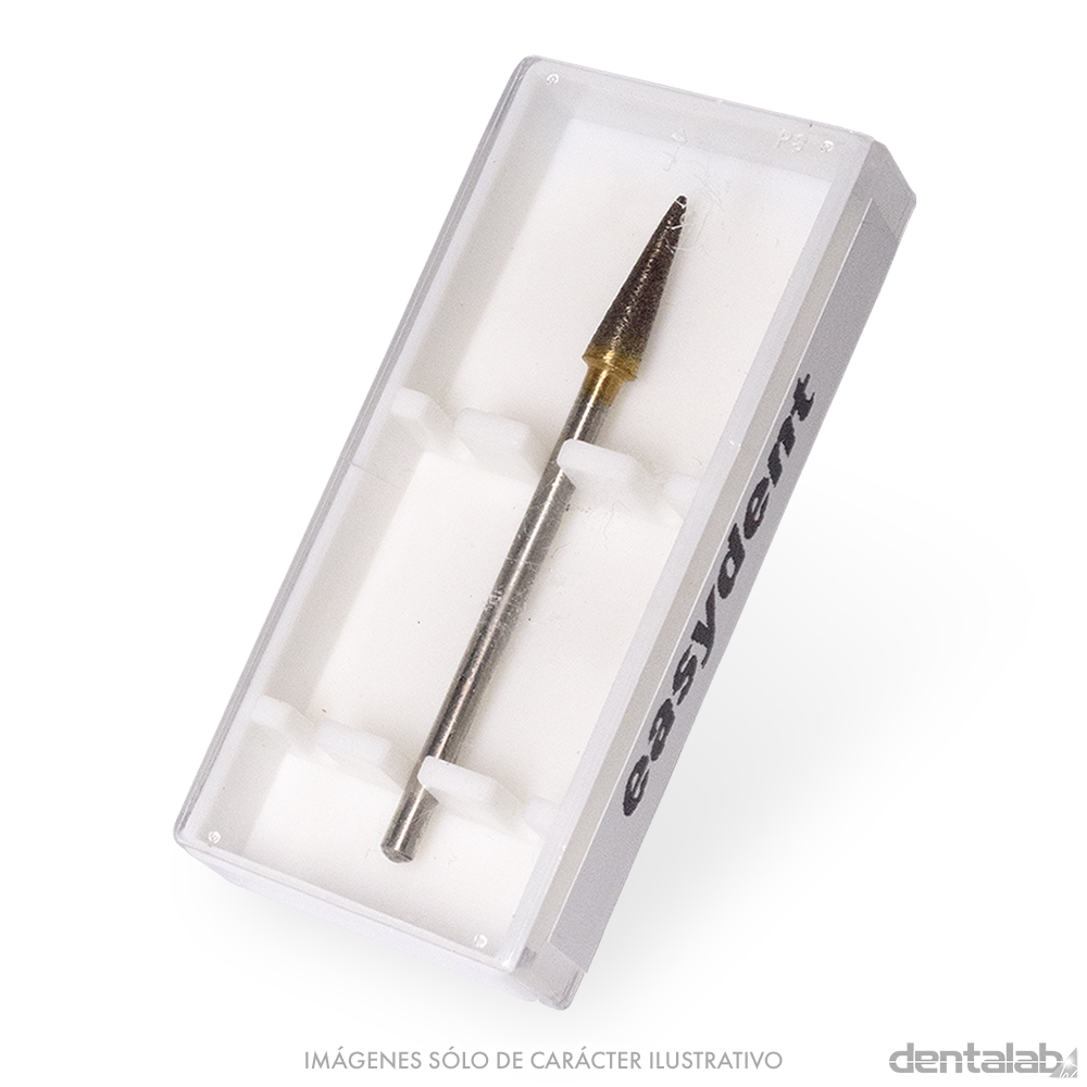 Diamante Sinterizado PM Piramidal Fino 12 x 3.5mm Easydent x Unidad