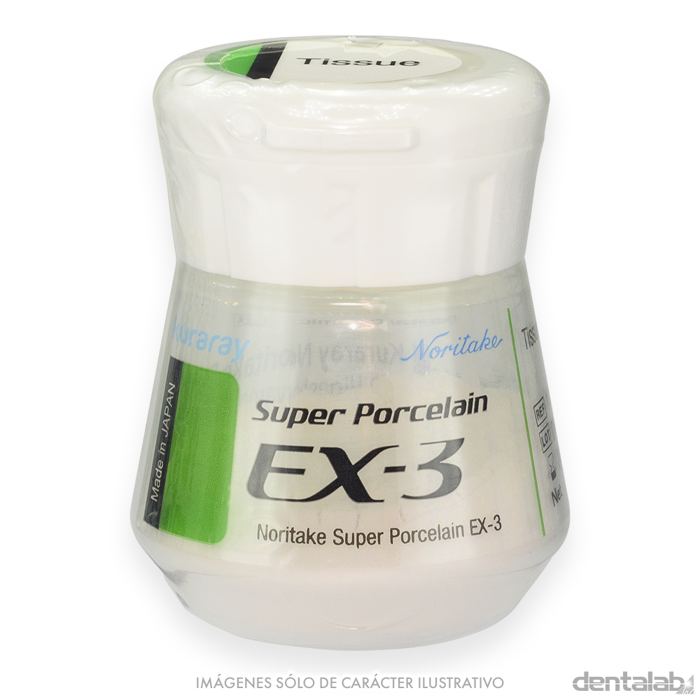 Porcelana EX3 Encía Artificial Noritake x 10g Tissue 3 Rosado Oscuro