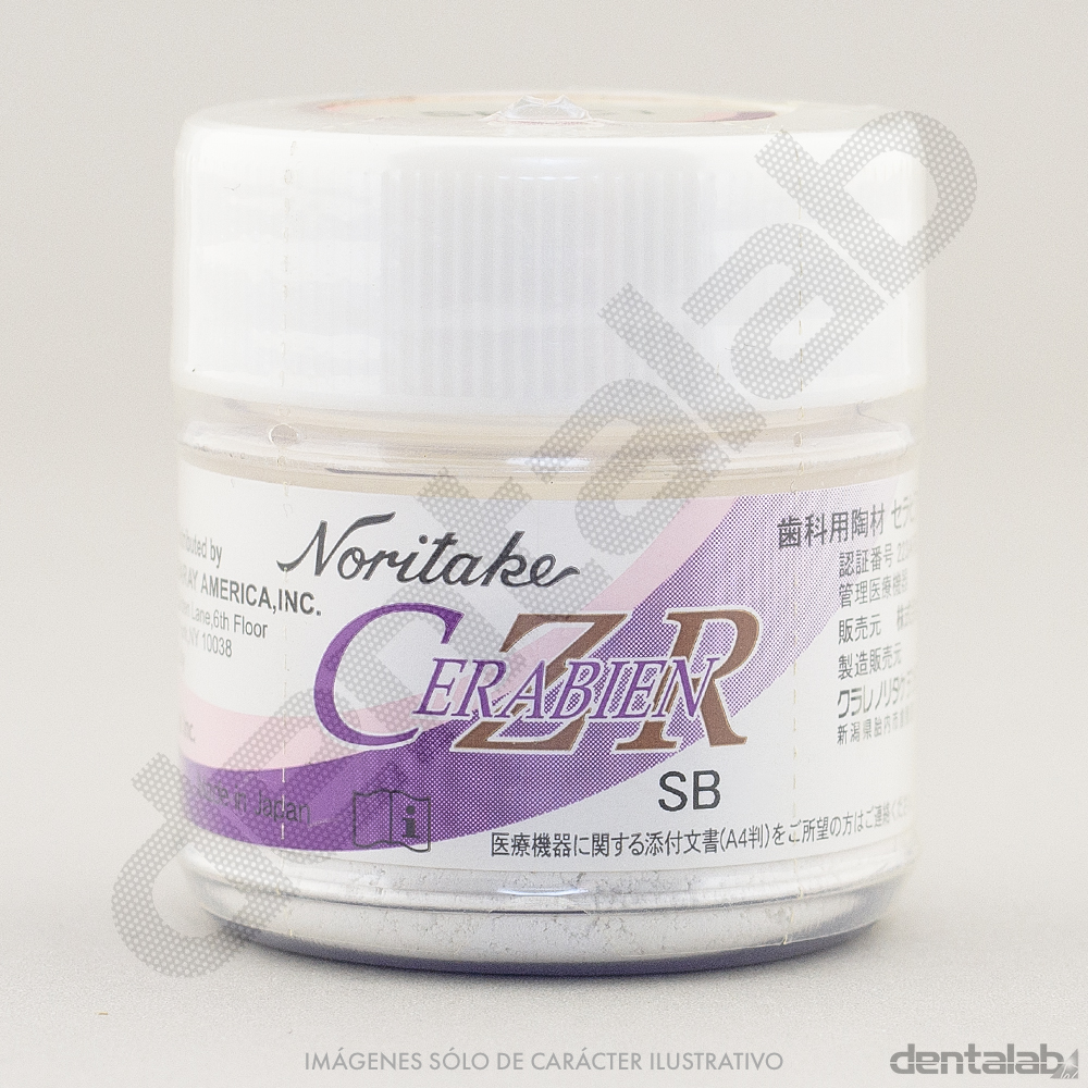 Porcelana CZR SB Shade Base para Zirconia Noritake x 10g A1