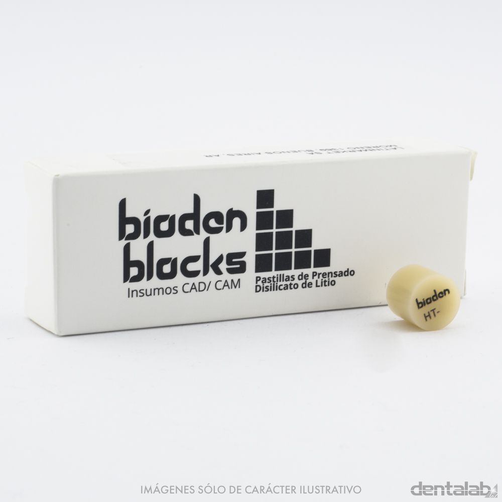 Pastilla Disilicato Bioden HT High Traslucency A1 x 3g