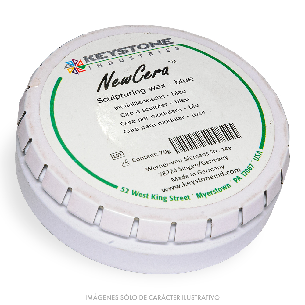 Cera en Lata Modelar Azul Keystone x 70g