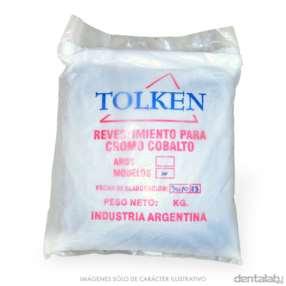 Revestimiento Tolken CR-CO para Aros Polvo x 25kg