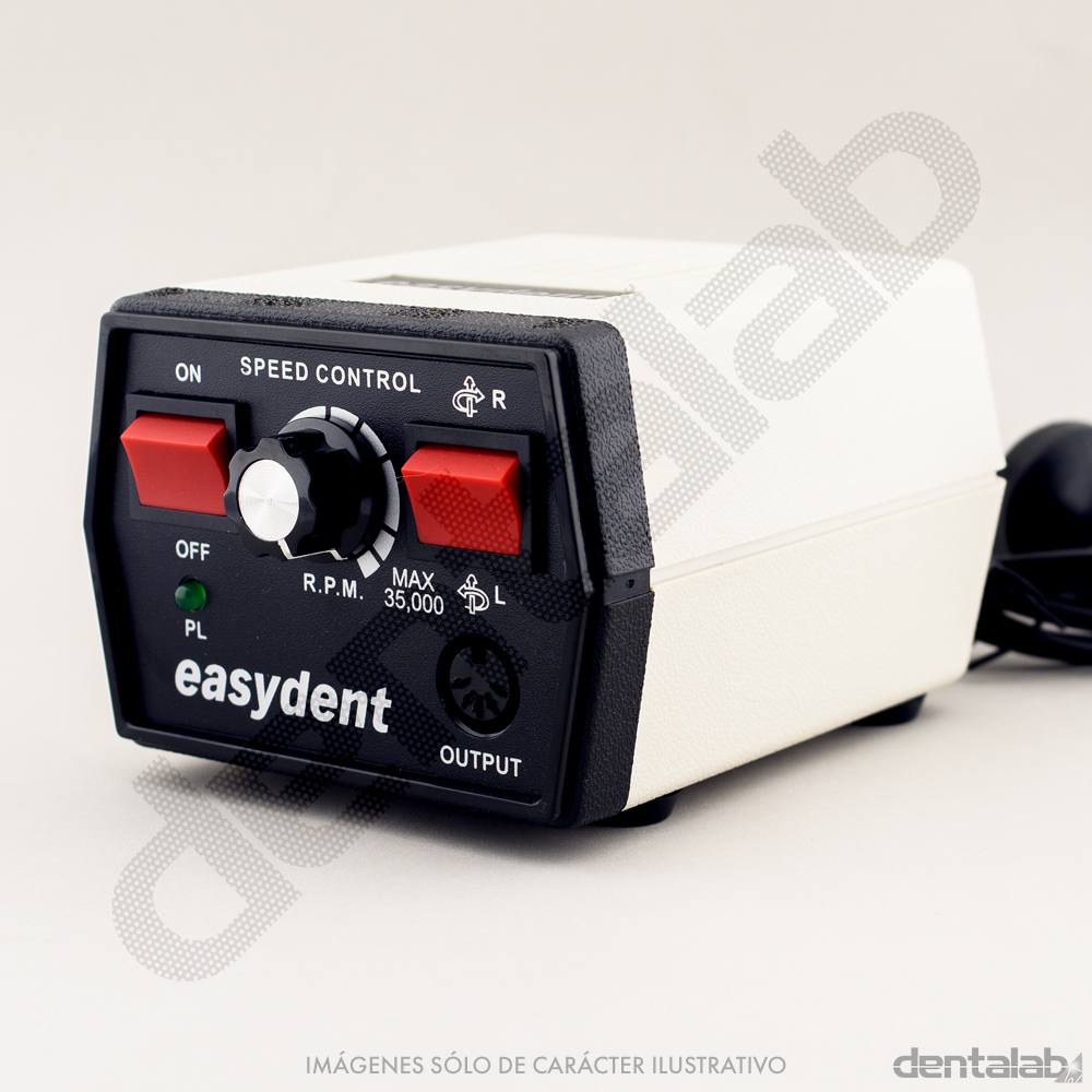Micromotor Eléctrico para Laboratorio • 35.000 rpm • 2,7 Ncm • Easydent