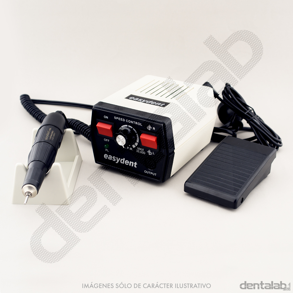 Micromotor Eléctrico para Laboratorio • 35.000 rpm • 2,7 Ncm • Easydent