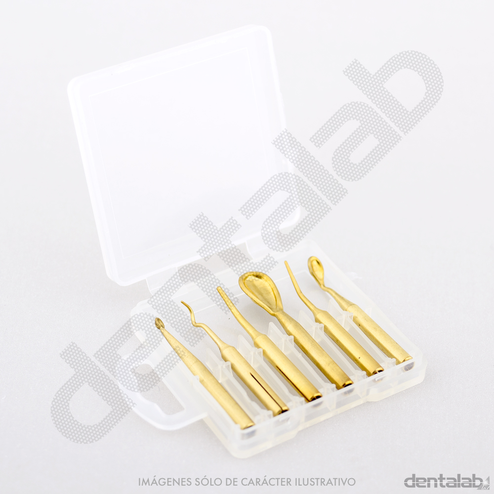 Espátula Térmica para Cera Doble D-110 6 puntas Tecnodent