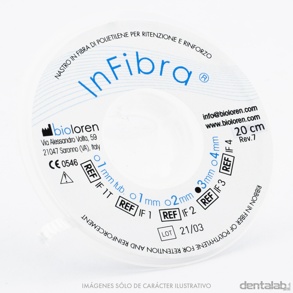 Cinta Trenzada Infibra BIOLOREN 3mm x 20cm