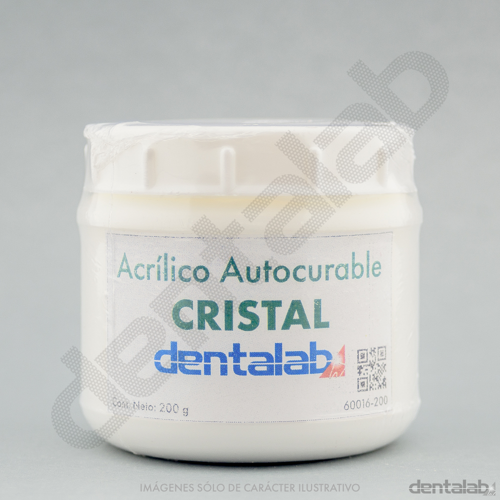 Acrílico Auto Cristal Dentalab x 200g