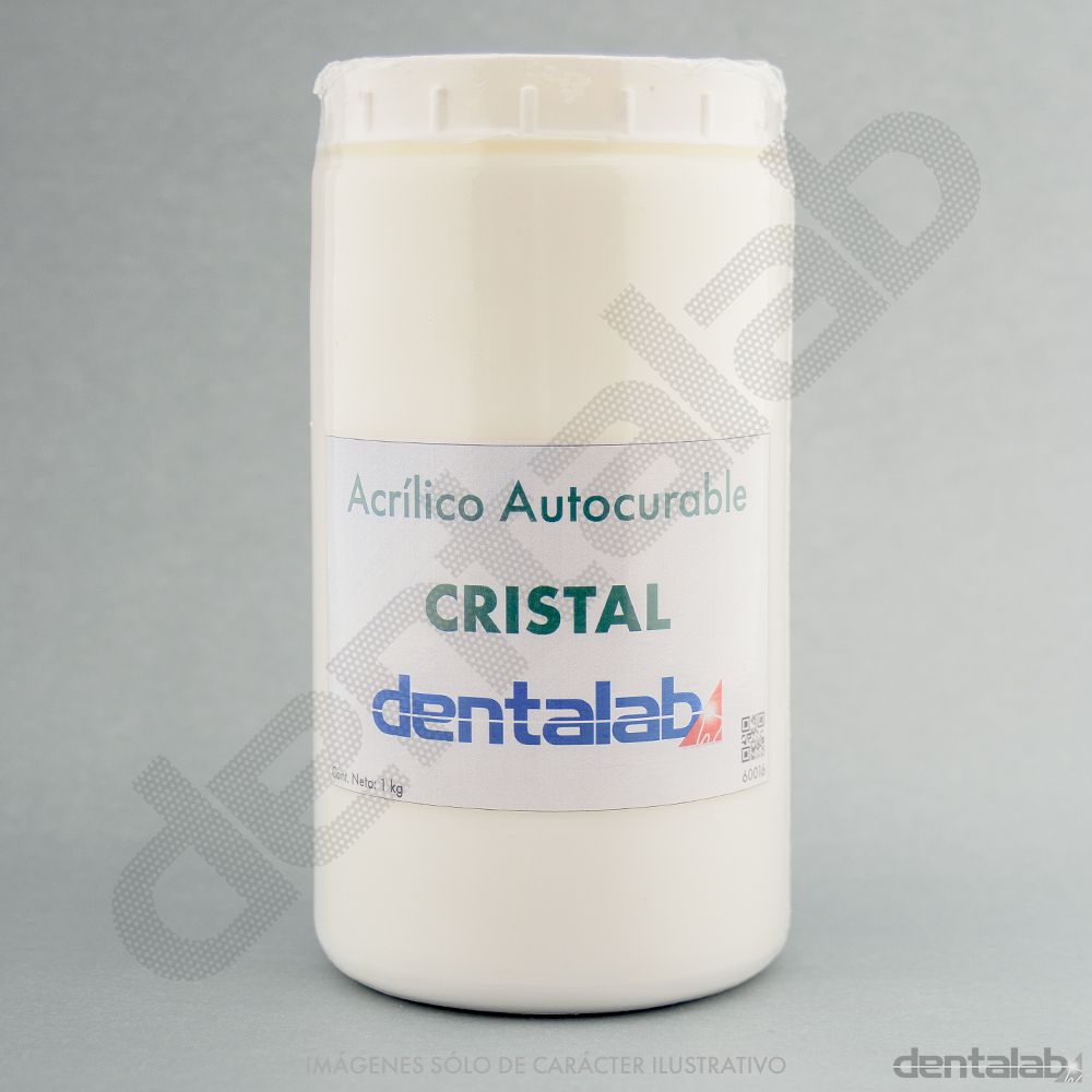 Acrílico Auto Cristal Dentalab x 1kg