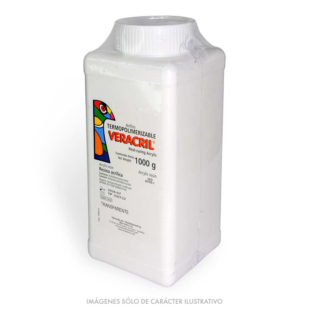 Acrílico Termo Transparente VERACRIL x 1kg