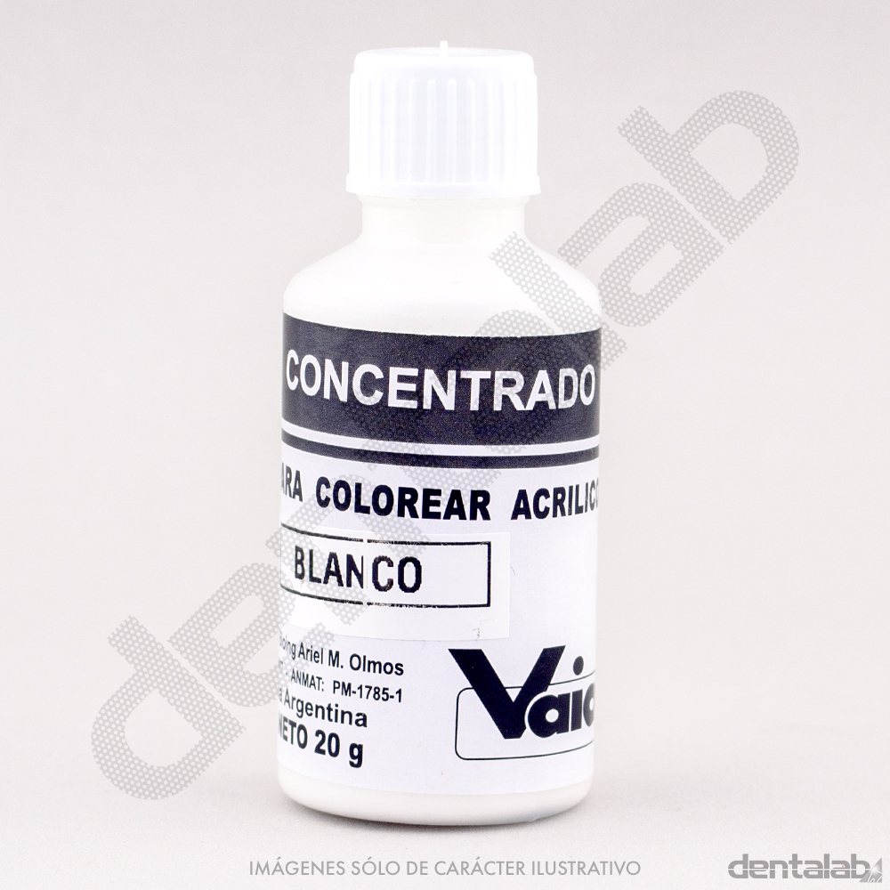 Matizador para Acrílico Vaicril Blanco x 20g