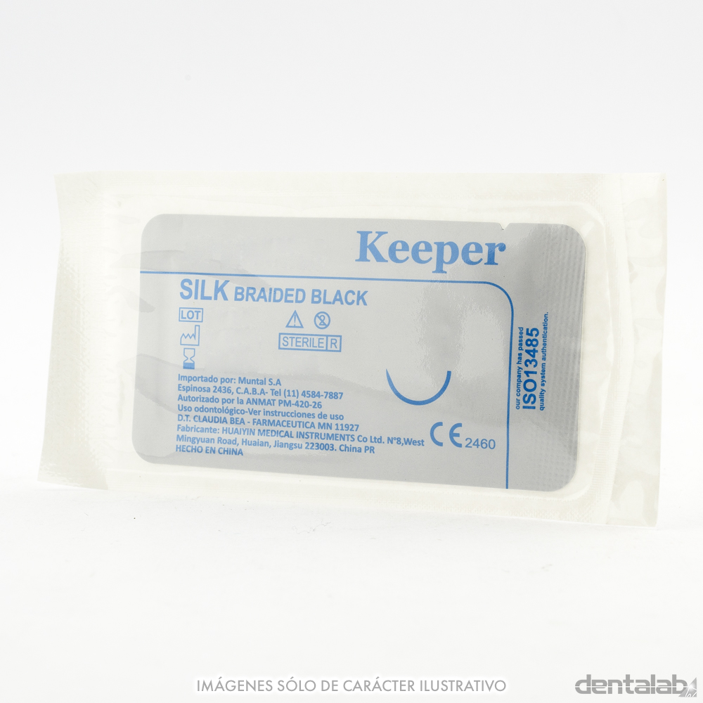 Agujas Sutura Seda Punta Triangular Keeper 3/0 x Unidad