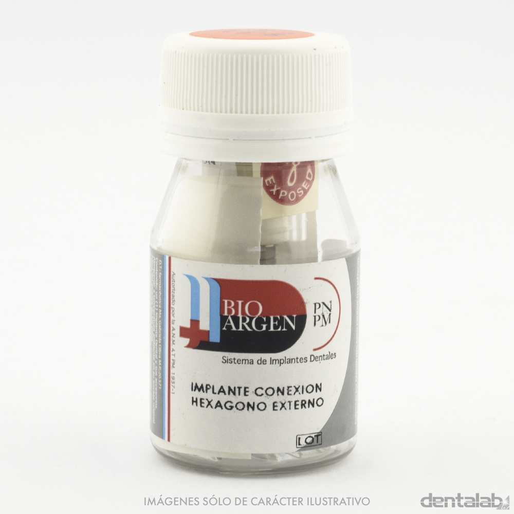 Implante BioArgen con Porta Implante Ø: 3,60 mm - L: 8 mm - HE