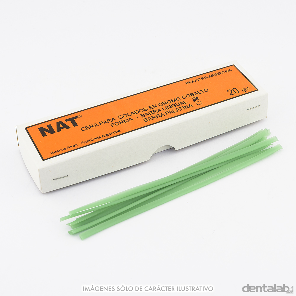 Cera NAT Barra Lingual x 20g (~30 Hilos)
