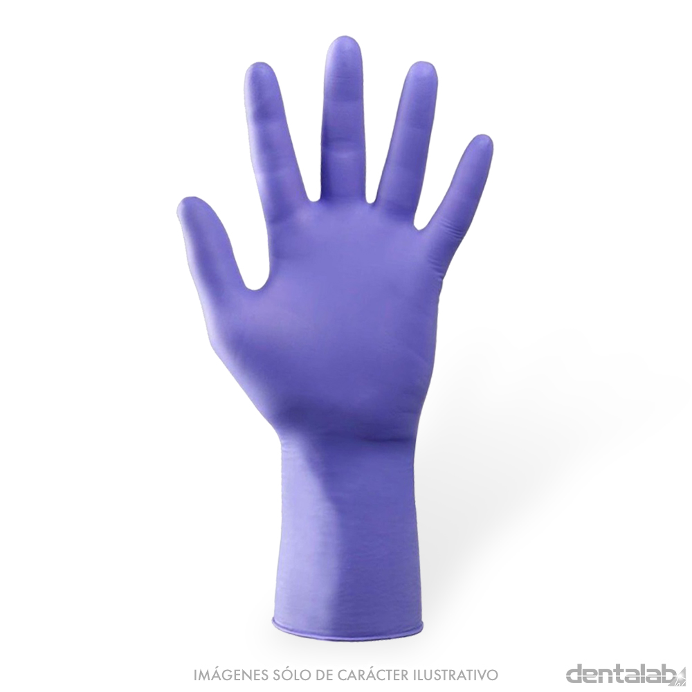 Guantes de Nitrilo LAVANDA Small x 100 und.