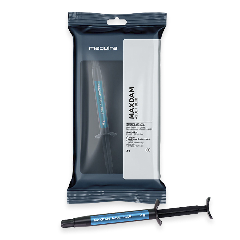 Barrera Gingival MAXDAM Maquira Fotocurado Azul x 2g
