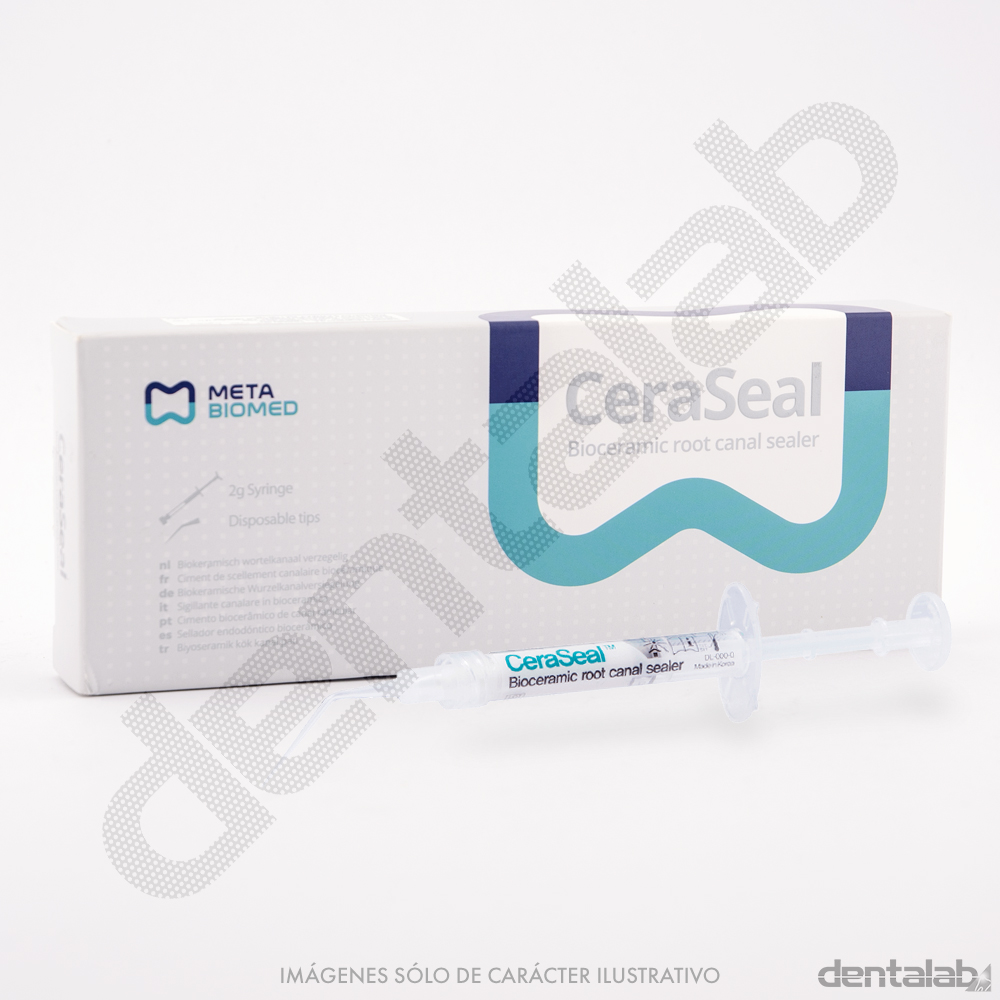 Sellador Endodóntico Biocerámico CERASEAL a base de Silicato de Calcio Jeringa x 2gr + puntas